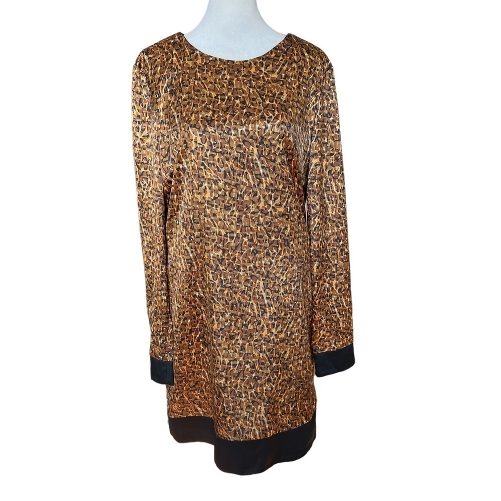 MARIA BIANCA NERO Printed Long Sleeve Dress